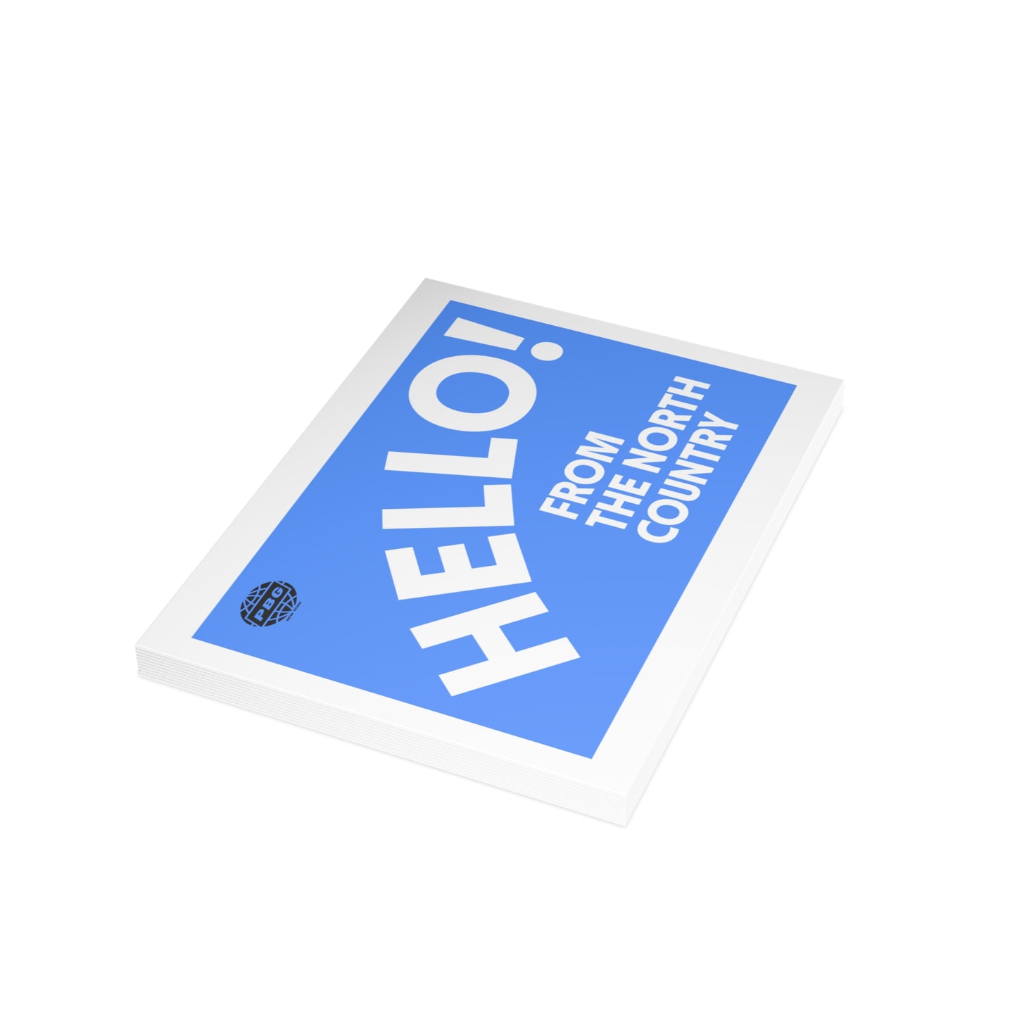 Hello From the North Country Postcard Bundle (Blue)
