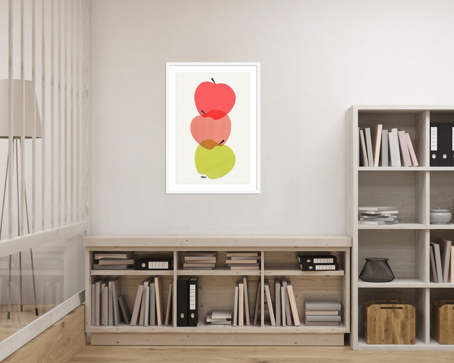 Apple Stacks Poster