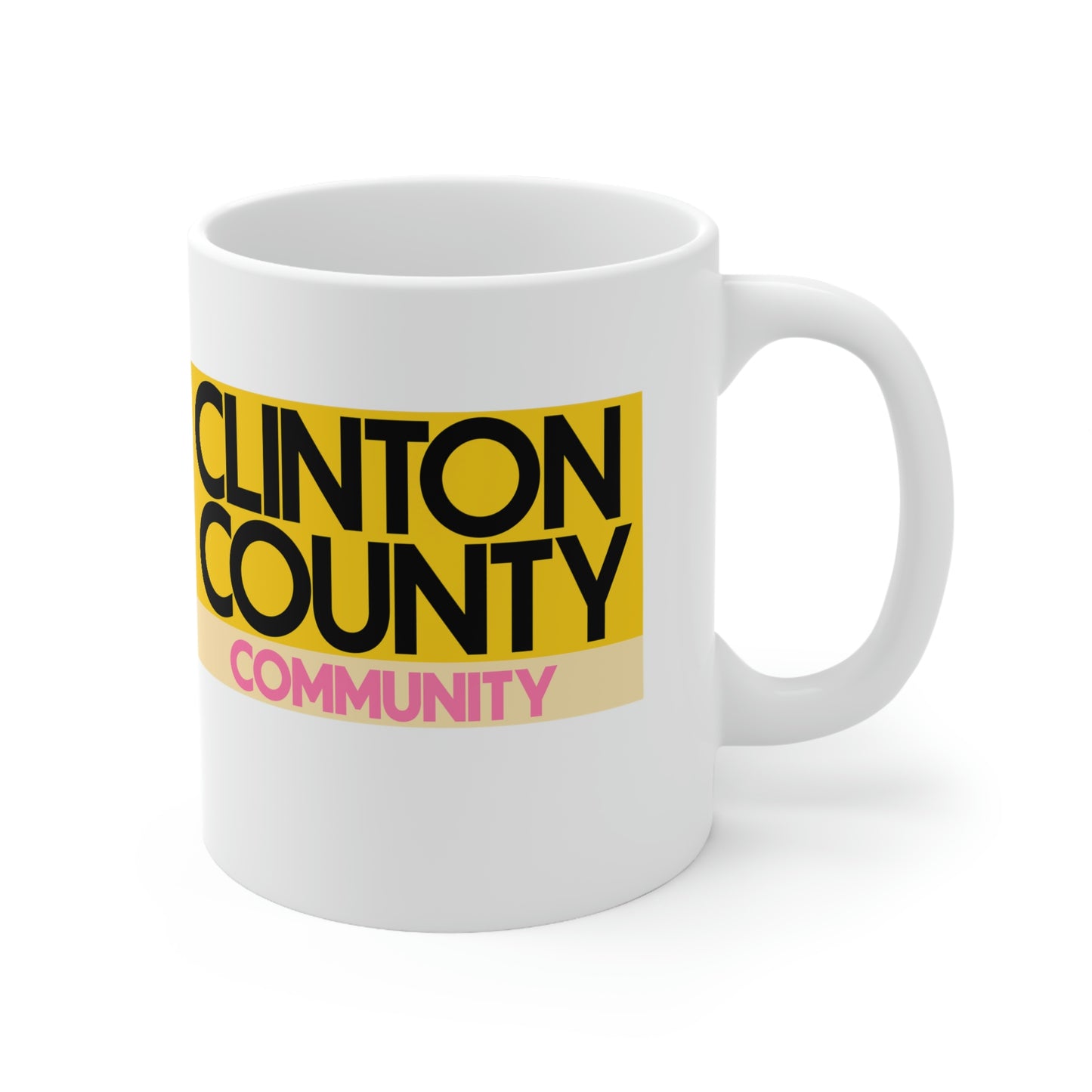 Clinton County Vintage Mug (Yellow)