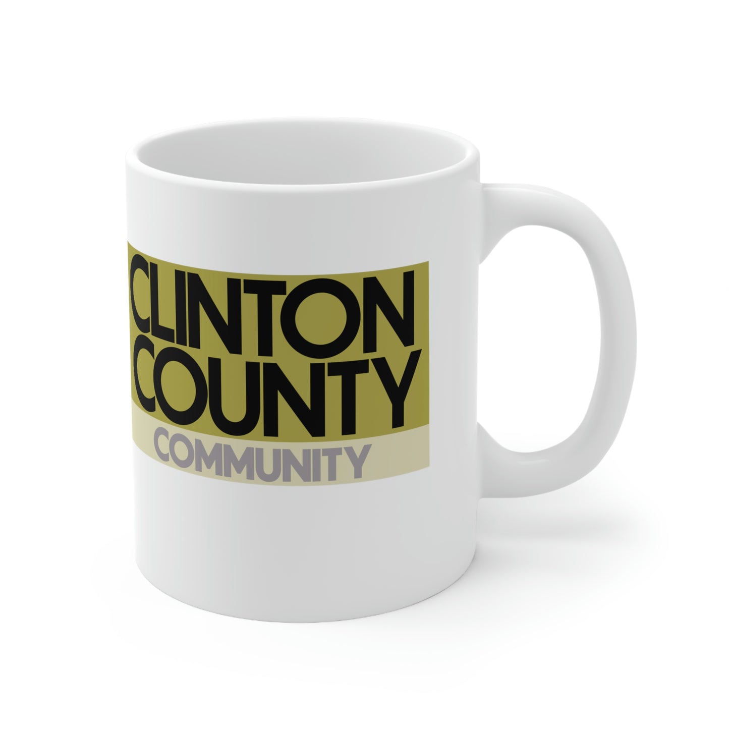 Clinton County Vintage Mug (Olive)