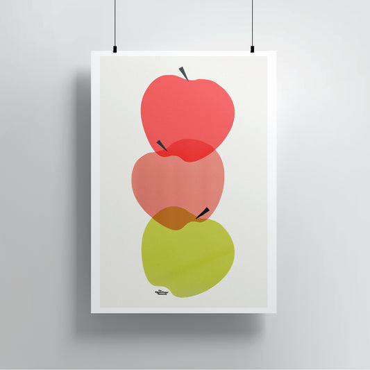 Apple Stacks Poster