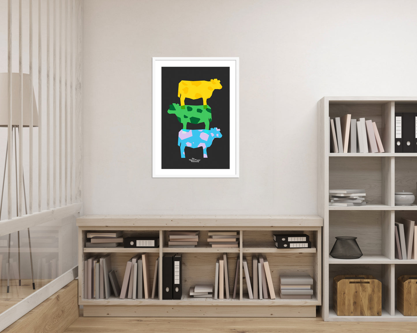 Cow Stack Poster