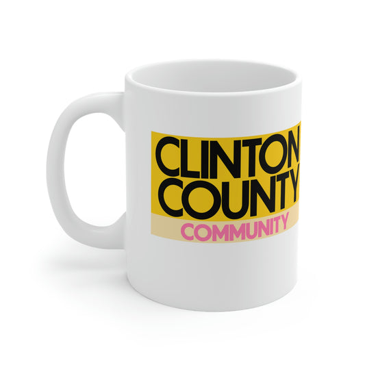 Clinton County Vintage Mug (Yellow)