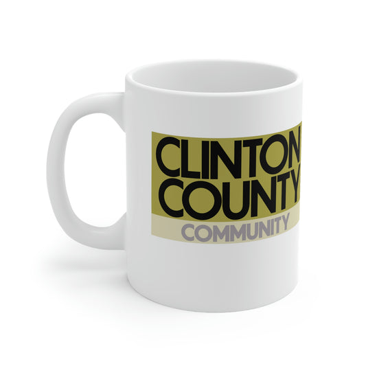 Clinton County Vintage Mug (Olive)